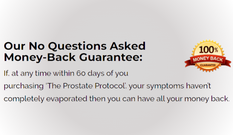 The Prostate Protocol Money Back Guarantee