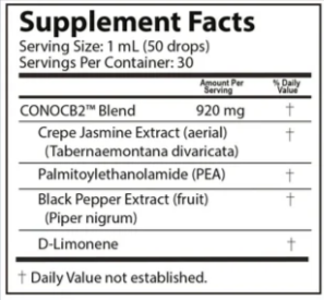 ConoCB2 Supplement Fact