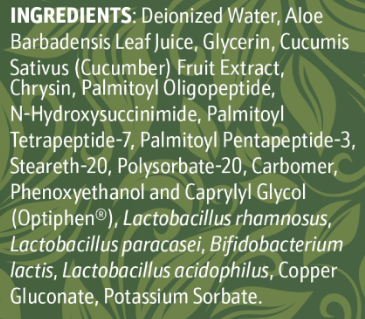 KeraBiotics Ingredients