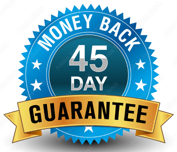 45 days money back guarantee