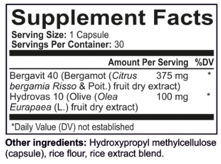 Lipidene Supplement Fact